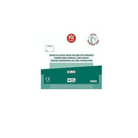 Pikdare Guanto Pic Chirurgico In Lattice Sterile Senza Polvere Misura 7,5 Pikdare Guanto Pic Chirurgico In Lattice Sterile Senza Polvere Misura 7,5