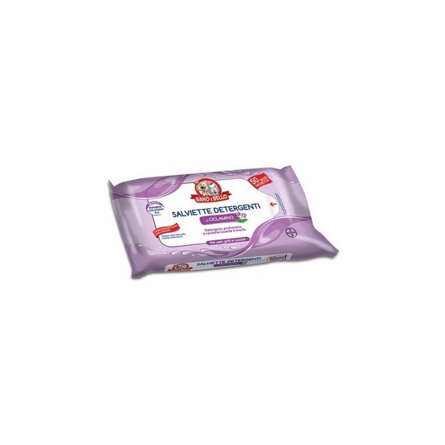 Elanco Italia Sano E Bello Salviette Detergenti Ciclamino 50 Pezzi Elanco Italia Sano E Bello Salviette Detergenti Ciclamino 50 Pezzi