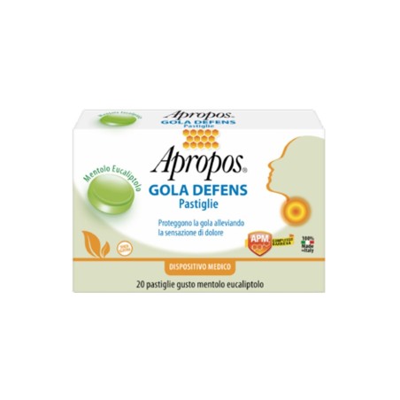 Apropos Gola Defens Pro 20 pastiglie mentolo