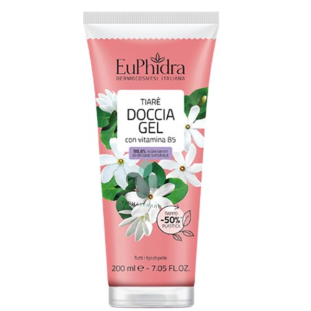 Euphidra Doccia Gel Tiarè con Vitamina B5 200 ml Euphidra Doccia Gel Tiarè con Vitamina B5 200 ml