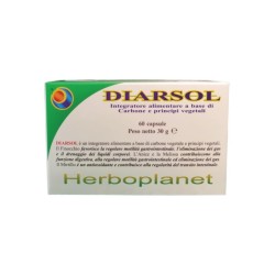 Herboplanet Diarsol integratore 60 capsule