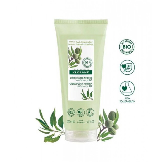 Klorane Crema Doccia Latte Di Mandorla Pelle Secca 200ml Klorane Crema Doccia Latte Di Mandorla Pelle Secca 200ml