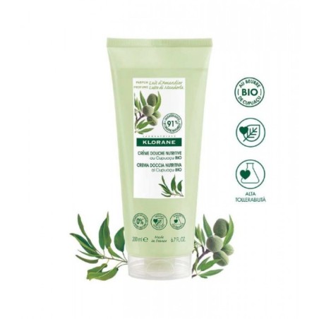 Klorane Crema Doccia Latte Di Mandorla Pelle Secca 200ml Klorane Crema Doccia Latte Di Mandorla Pelle Secca 200ml