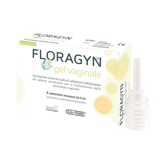 Floragyn Gel Vaginale 6 Tubetti Monodose 9ml Floragyn Gel Vaginale 6 Tubetti Monodose 9ml