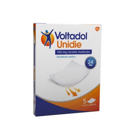 Voltadol unidie 5 cerotti medicati 140 mg Voltadol unidie 5 cerotti medicati 140 mg
