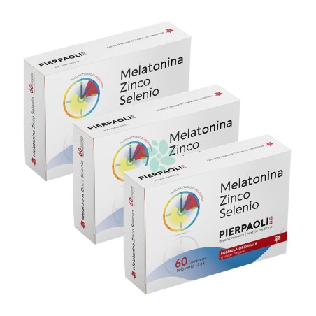 Pierpaoli Melatonina zinco selenio 60 compresse x 3 tripack in promo Pierpaoli Melatonina zinco selenio 60 compresse x 3 tripack in promo