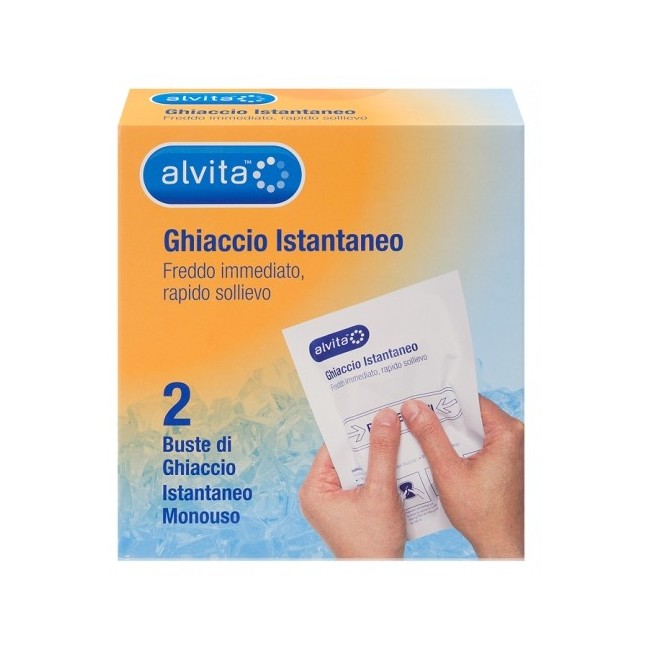 Alvita Ghiaccio istantaneo monouso 2 pezzi