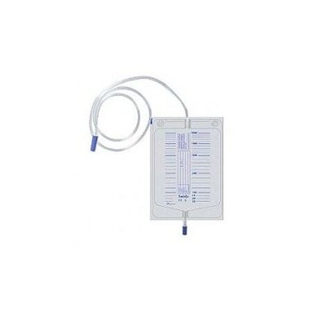 Safety Sacca di drenaggio da letto 2000cc tubo 120 cm 1 pezzo