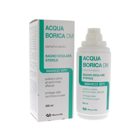 Marco viti acqua borica sterile bagno oculare 500 ml Marco viti acqua borica sterile bagno oculare 500 ml