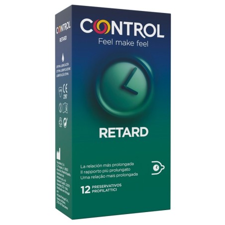 Control non stop retard preservativi 12 pezzi