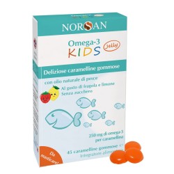 San Omega Norsan omega 3 kids 45 caramelline gommose
