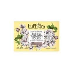 Euphidra Doccia Shampoo Solido Fiori di Cotone 100 gr
