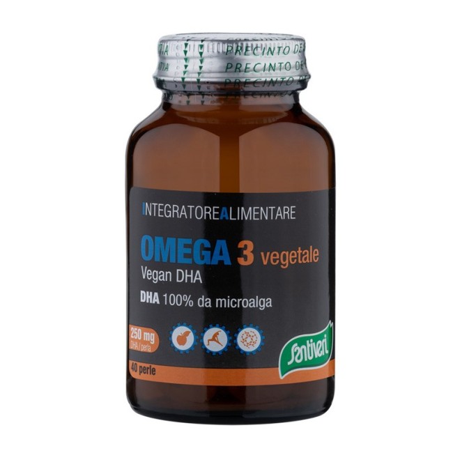 Santiveri Omega 3 Vegetale Vegan Dha 40 perle Santiveri Omega 3 Vegetale Vegan Dha 40 perle