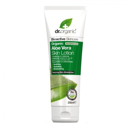 Dr Organic Crema Corpo Aloe Vera Lenitiva 200 ml Dr Organic Crema Corpo Aloe Vera Lenitiva 200 ml