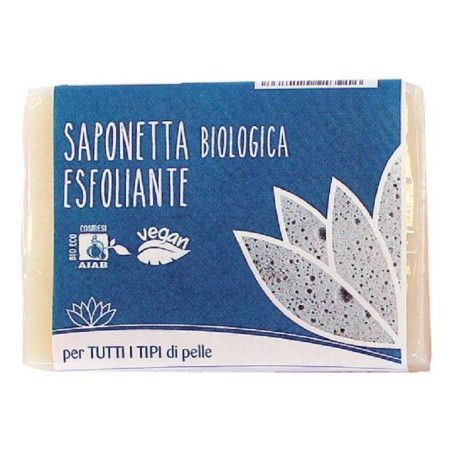 Fior di Loto Saponetta Biologica Esfoliante 100 gr Fior di Loto Saponetta Biologica Esfoliante 100 gr