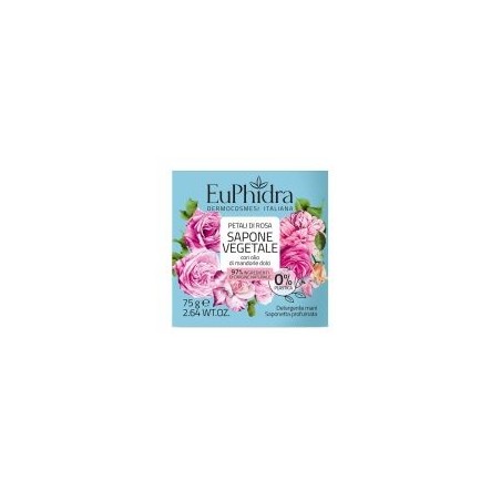 Euphidra Saponetta Vegetale Petali di Rosa 75 gr Euphidra Saponetta Vegetale Petali di Rosa 75 gr