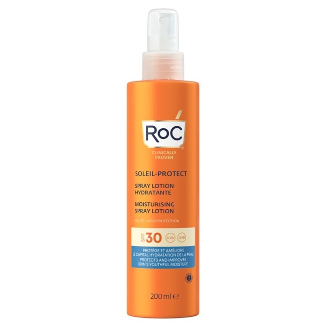 Roc Lozione Spray Corpo Spf30 Idratante 200 ml