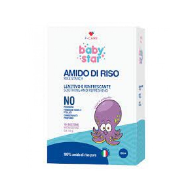 Babystar Amido di Riso Lenitivo e Rinfrescante 180 gr Babystar Amido di Riso Lenitivo e Rinfrescante 180 gr