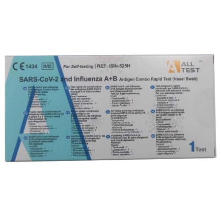 All Test Test antigenico rapido nasale Covid e Influenza pezzo All Test Test antigenico rapido nasale Covid e Influenza pezzo