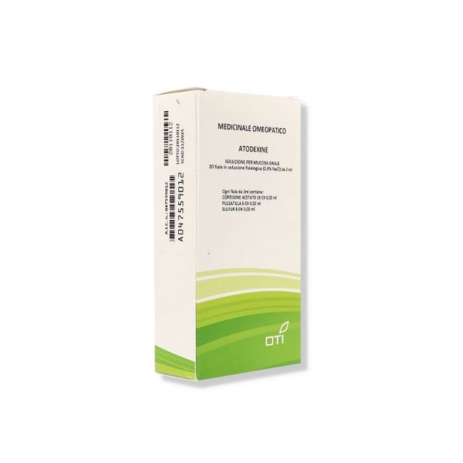 Oti atodexine 20 fiale orali medicinale omeopatico