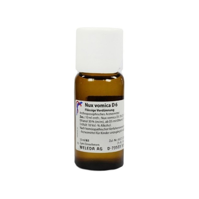Weleda Nux vomica D5 50 ml gocce Weleda Nux vomica D5 50 ml gocce
