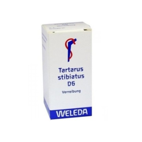 Weleda Tartarus Stibiatus 6 DH polvere 20 grammi