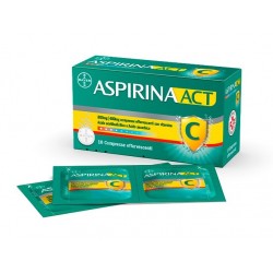 Bayer Aspirinaact 10 compresse effervescenti 800+480mg