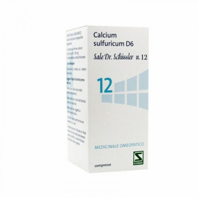 Schwabe Sali Schussler 12 Calcium Sulfuricum D6 200 Compresse Schwabe Sali Schussler 12 Calcium Sulfuricum D6 200 Compresse