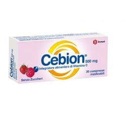 Cebion 20 Compresse 500mg Senza Zucchero Integratore di vitamina c