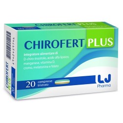 6 pezzi Lj Pharma Chirofert plus integratore 20 compresse