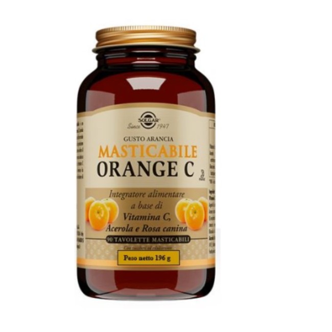 Solgar Orange C 90 Tavolette Masticabili Solgar Orange C 90 Tavolette Masticabili