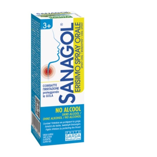 Sanagol Spray Erisimo Senza Alcool 20 Ml Sanagol Spray Erisimo Senza Alcool 20 Ml