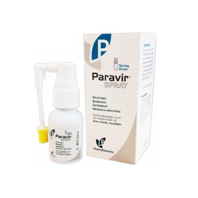 Paravir Spray Orale Con Cannula Per Gola 20ml Paravir Spray Orale Con Cannula Per Gola 20ml