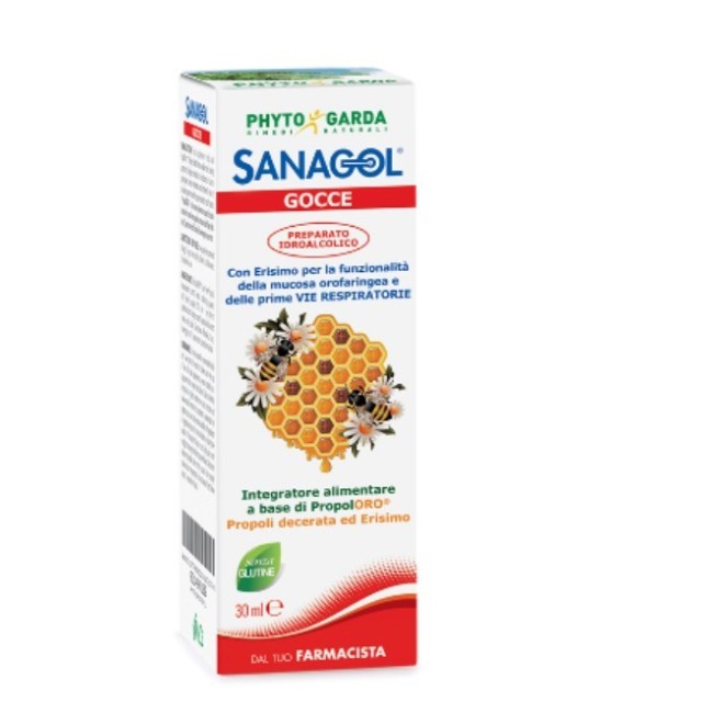 Sanagol Gocce Propoli 30ml Estratto Idroalcolico Sanagol Gocce Propoli 30ml Estratto Idroalcolico