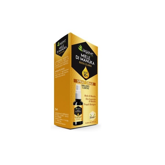 Agave Spray Orale IAA 10+ Lenitivo Miele di Manuka 25 ml