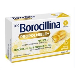 Neoborocillina Propolmiele+ Miele limone 16 Pastiglie