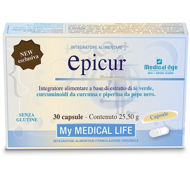 Medical age Epicur 30 capsule di curcuma e piperina Medical age Epicur 30 capsule di curcuma e piperina