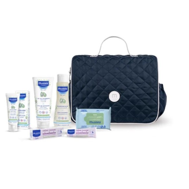 Mustela borsa zaino con prodotti Baby Mustela borsa zaino con prodotti Baby