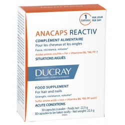 Ducray anacaps reactiv capelli caduta occasionale 30 capsule
