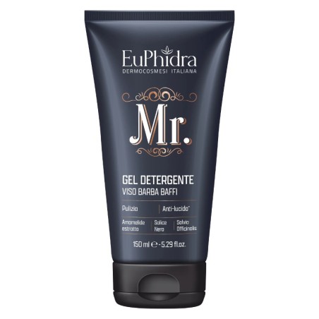Euphidra Mr detergente viso barba e baffi 150ml Euphidra Mr detergente viso barba e baffi 150ml