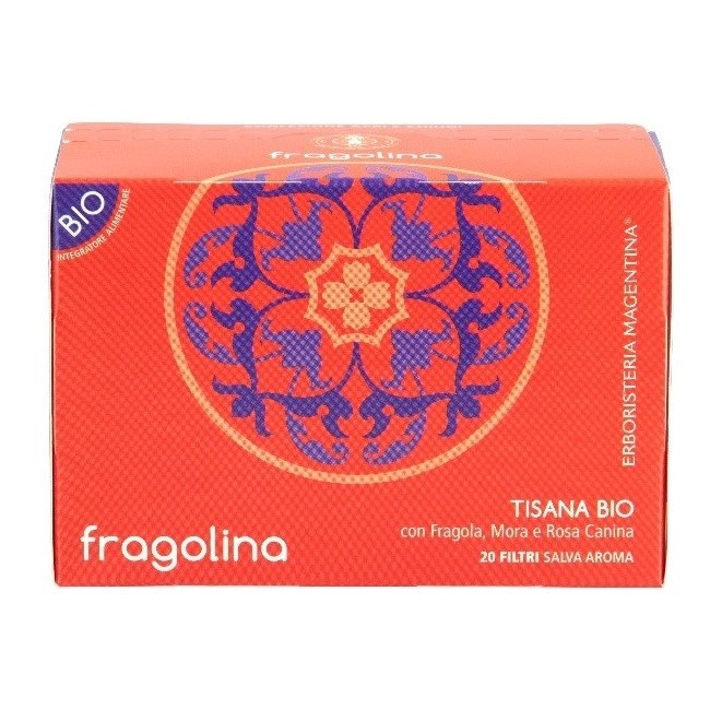 Erboristeria Magentina Tisana fragolina bio 20 filtri Erboristeria Magentina Tisana fragolina bio 20 filtri