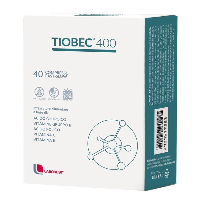 Tiobec 400 Fast Slow 40 Compresse 6 Pezzi Tiobec 400 Fast Slow 40 Compresse 6 Pezzi