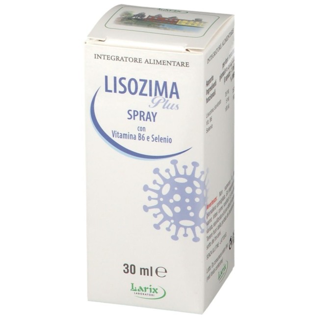 Larix laboratori Lisozima plus spray 30ml Larix laboratori Lisozima plus spray 30ml