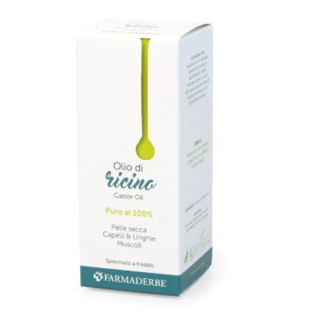 Farmaderbe Olio Ricino per capelli ed unghie 100 Ml Farmaderbe Olio Ricino per capelli ed unghie 100 Ml