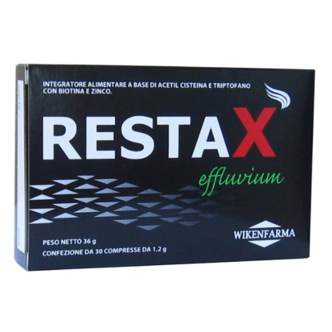 Restax Effluvium 30 Capsule integratore per capelli Restax Effluvium 30 Capsule integratore per capelli