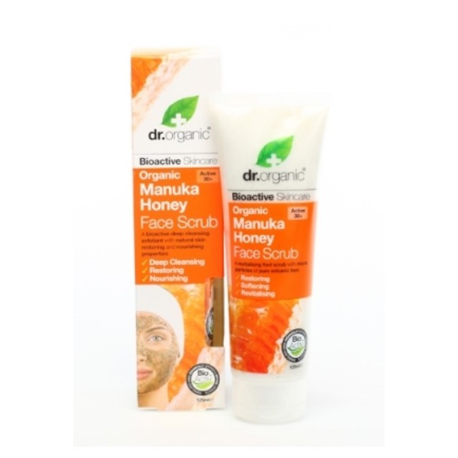 Dr Organic Scrub Facciale Al Miele Di Manuka 125ml Dr Organic Scrub Facciale Al Miele Di Manuka 125ml