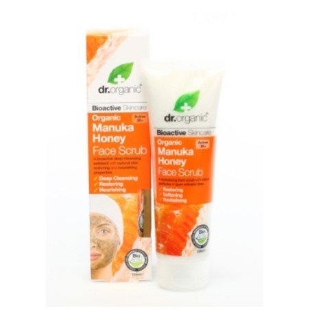 Dr Organic Scrub Facciale Al Miele Di Manuka 125ml Dr Organic Scrub Facciale Al Miele Di Manuka 125ml