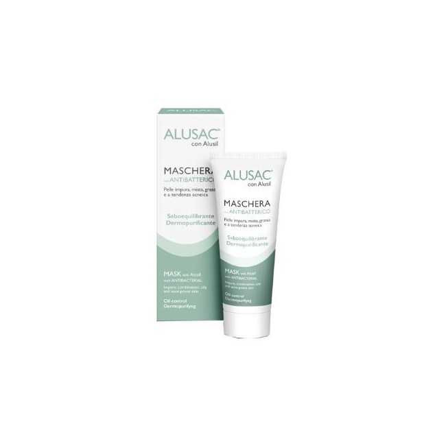 Skinius Alusac maschera per pelle grassa e acneica 75 ml