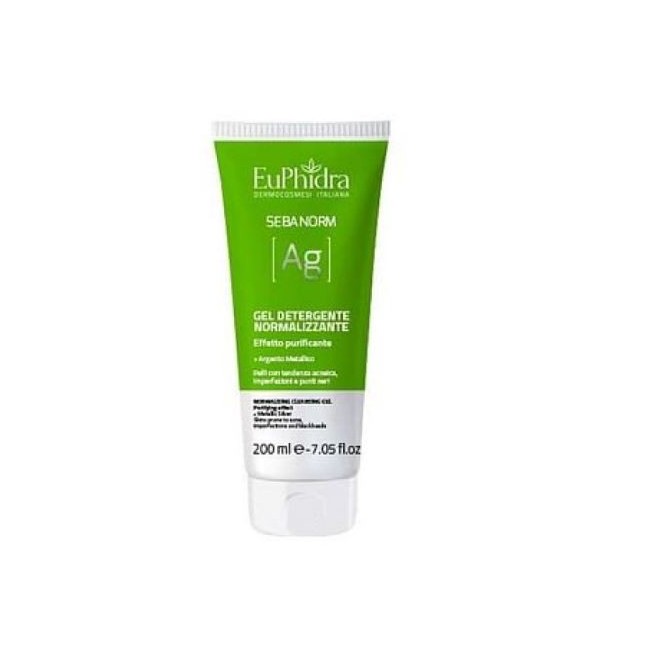 Euphidra Sebanorm Ag Gel Detergente normalizzante 200ml
