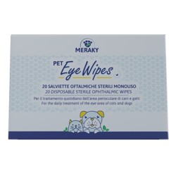 Mereky Eye Wipes Salviette oftalmiche sterili monouso 20 pezzi